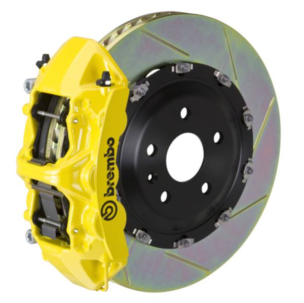 Brembo - Brembo 05-13 Corvette Front GT BBK 6 Piston Cast 365x34 2pc Rotor Slotted Type1-Yellow - 1N2.8501A5