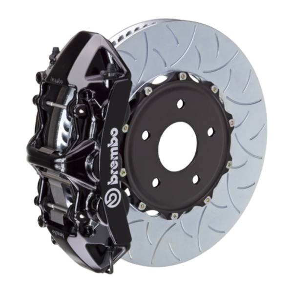 Brembo - Brembo 15-19 Golf R/15-20 S3 Front GT BBK 6 Piston Cast 350x34 2pc Rotor Slotted Type3-Black - 1N3.8010A1