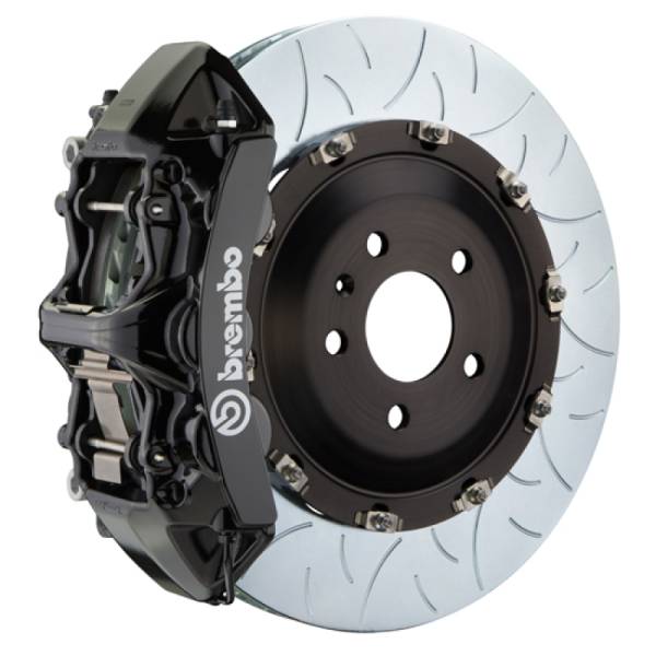 Brembo - Brembo 03-07 Cayenne/S/Turbo Fr GT BBK 6Pis Cast 405x34 2pc Rotor Slotted Type3-Black - 1N3.9501A1