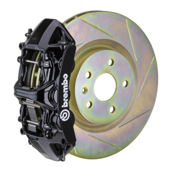 Brembo - Brembo 10-15 Camaro V6 Front GT BBK 6 Piston Cast 355x32 1pc Rotor Slotted Type-1-Black - 1N5.8001A1