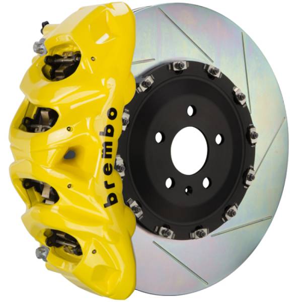 Brembo - Brembo 07-14 Escalade/ESV/EXT Fr GT BBK 8Pis Cast 412x38 2pc Rotor Slotted Type1-Yellow - 1Q2.9602A5