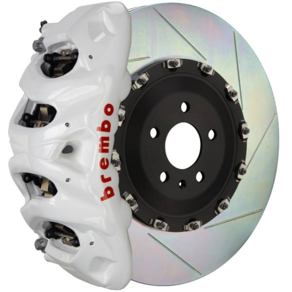 Brembo - Brembo 07-14 Escalade/ESV/EXT Fr GT BBK 8Pis Cast 412x38 2pc Rotor Slotted Type1-White - 1Q2.9602A6