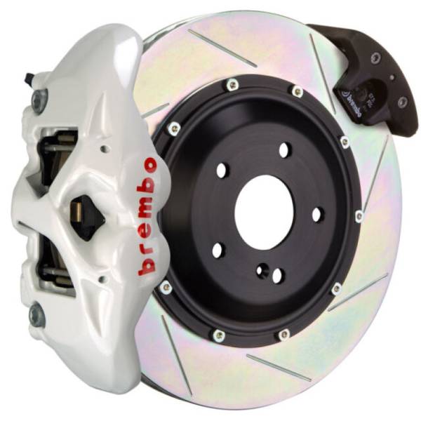 Brembo - Brembo 17-23 530i/530i xDrive Fr GT BBK 6Pis Cast 380x34 2pc Rotor Slotted Type3-White - 1T3.9002A6