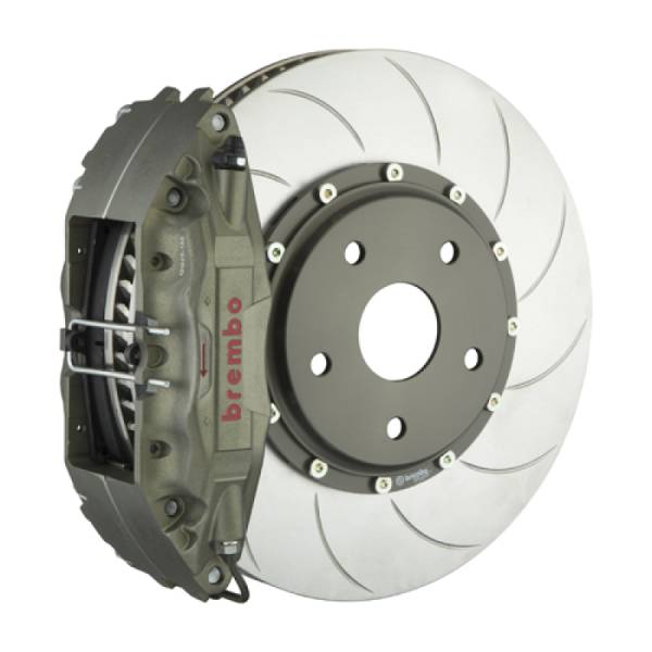 Brembo - Brembo 05-21 WRX STi PISTA Fr Race BBK 4Pis Cast 2pc 328 x35x6 4a 2pc Rotor T5-Clear HA - 3K2.6003A