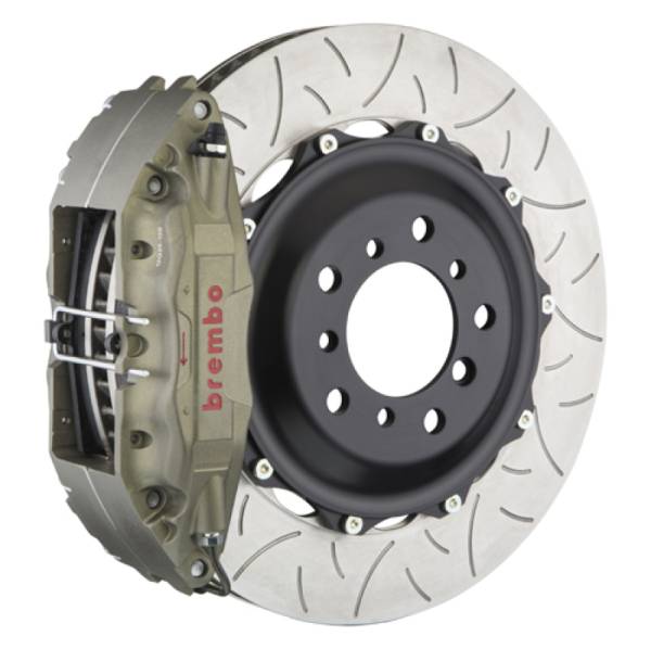 Brembo - Brembo 01-06 M3 (E46) PISTA Front Race BBK 4 Piston Cast 2pc 355x32x53a 2pc Rotor T3-Clear HA - 3K2.8006A