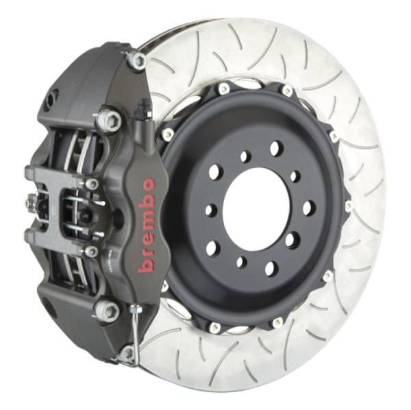 Brembo - Brembo 05-14 Mustang GT PISTA Fr Race BBK 4Pis Cast 2pc 355x35x53a 2pc Rotor T3-Clear HA - 3K2.8041A