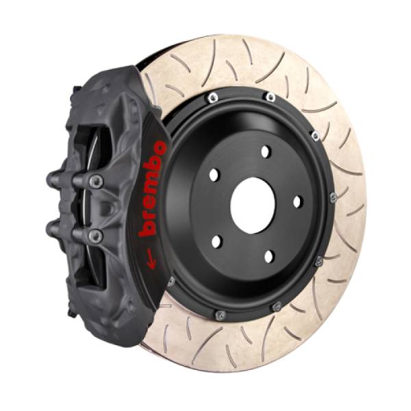 Brembo - Brembo 14-20 A3 PISTA Front Race BBK 6 Piston Forged 2pc 355x35x53a 2pc Rotor T3-Black HA - 3K3.8051A