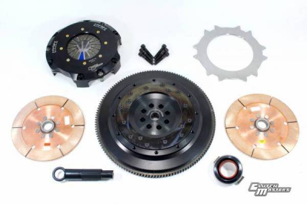 Clutch Masters - Clutch Masters 17-18 Honda Civic 1.5L Turbo (EX/Si) Race Twin-Disc Clutch Kit w/Alum Flywheel