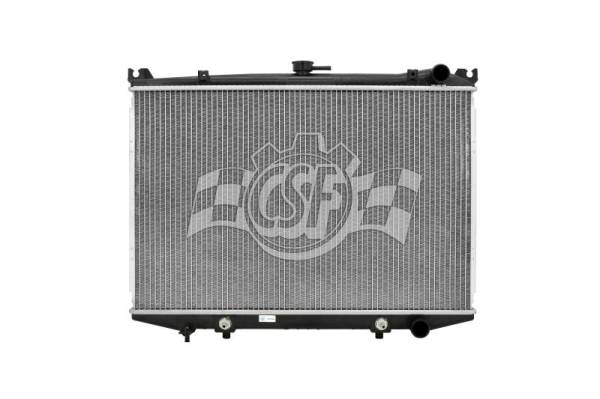 CSF - CSF 86-94 Nissan D21 2.4L OEM Plastic Radiator - 2834