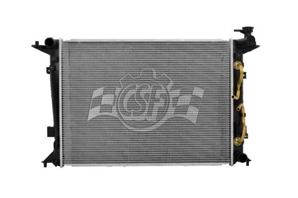 CSF - CSF 10-12 Hyundai Genesis Coupe 3.8L OEM Plastic Radiator - 3484