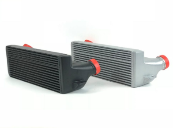 CSF - CSF 04-13 BMW 335i/xi (E90/E91/E92/E93) High Performance Stepped Core Bar/Plate Intercooler - Black