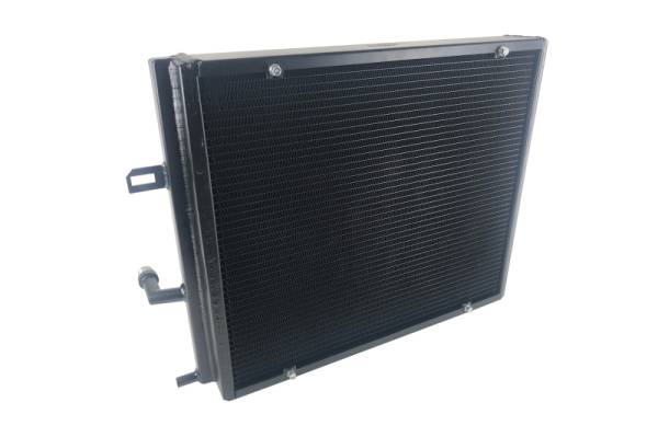 CSF - CSF BMW B58/B48 Front Mount Triple-Pass Heat Exchanger w/Rock Guard - Black