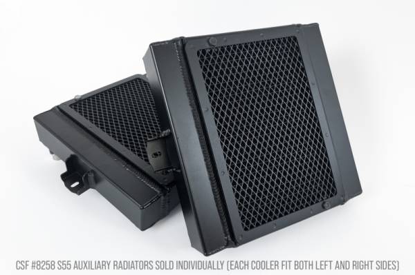 CSF - CSF BMW F8X M3/M4/M2C Auxiliary Radiators w/ Rock Guards (Sold Individually - Fits Left and Right