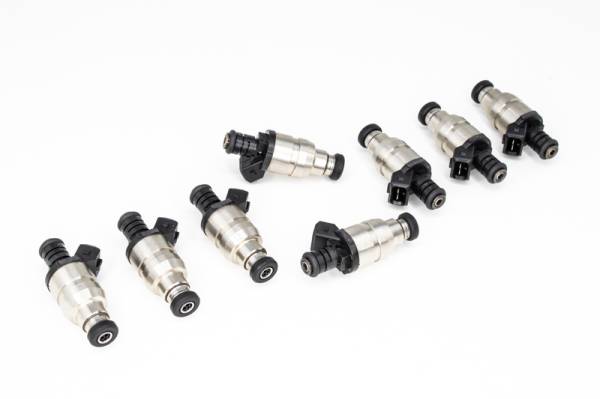 DeatschWerks - DeatschWerks Universal 1800cc Low Impedance 14mm Upper Injector - Set of 8