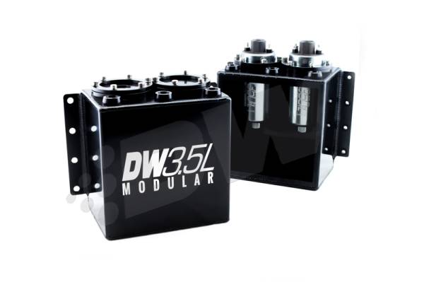 DeatschWerks - DeatschWerks 3.5L Modular Surge Tank (Fits 1-2 DW350iL Fuel Pumps - Pumps Not Included)