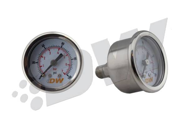 DeatschWerks - DeatschWerks 0-100 PSI 1/8in NPT Mechanical Fuel Pressure Gauge