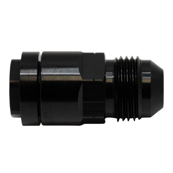 DeatschWerks - DeatschWerks 8AN Male Flare to 3/8in Female EFI Quick Connect Adapter - Anodized DW Titanium