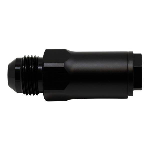 DeatschWerks - DeatschWerks 8AN Male Flare to 1/2in Ford Male EFI Quick Connect Adapter - Anodized Matte Black