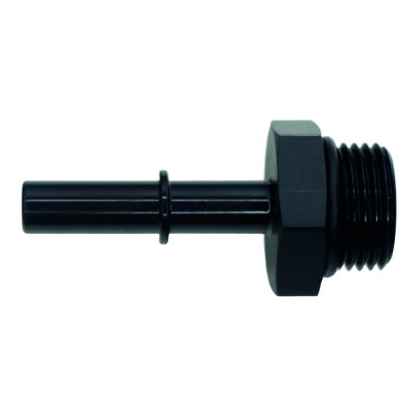 DeatschWerks - DeatschWerks 8AN ORB Male to 5/16in Male EFI Quick Connect Adapter - Anodized Matte Black