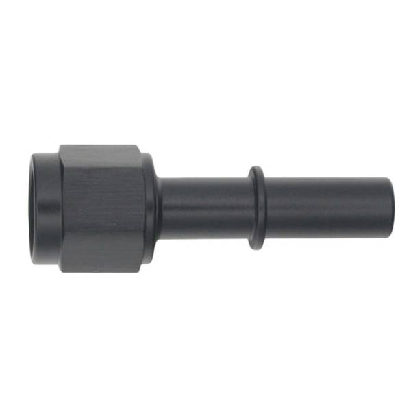 DeatschWerks - DeatschWerks 6AN Female Flare Swivel to 3/8in Male EFI Quick Disconnect - Anodized Matte Black