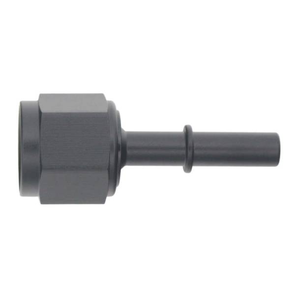 DeatschWerks - DeatschWerks 8AN Female Flare Swivel to 5/16in Male EFI Quick Disconnect - Anodized Matte Black