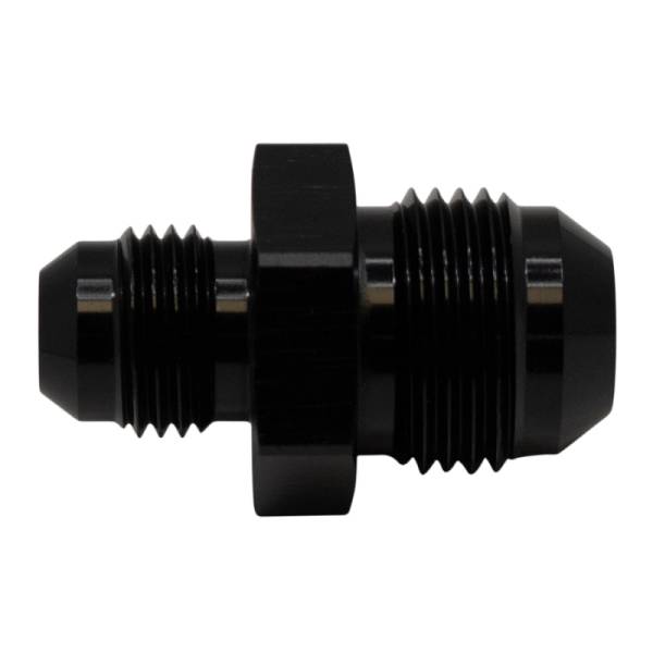 DeatschWerks - DeatschWerks 8AN Male Flare to 6AN Male Flare Reducer Straight - Anodized Matte Black