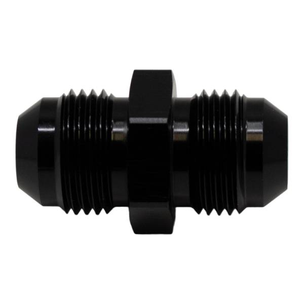 DeatschWerks - DeatschWerks 8AN Male Flare to 8AN Male Flare Coupler - Anodized Matte Black