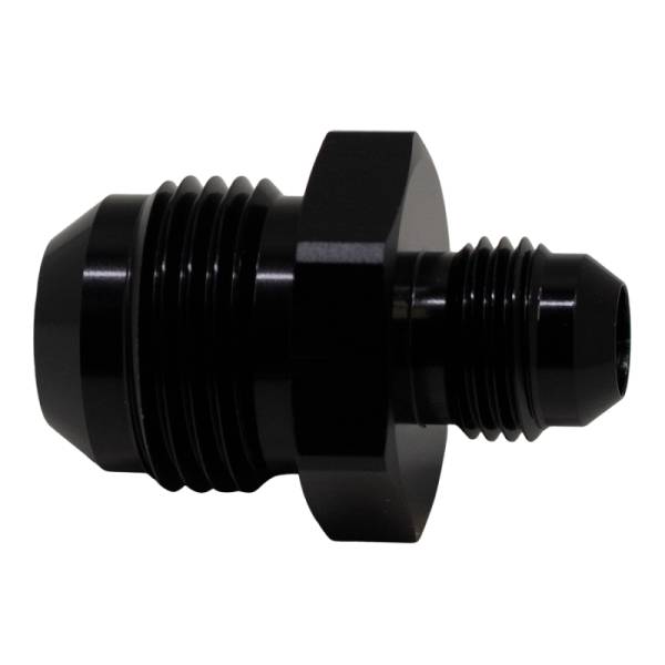 DeatschWerks - DeatschWerks 10AN Male Flare to 6AN Male Flare Reducer Straight - Anodized Matte Black