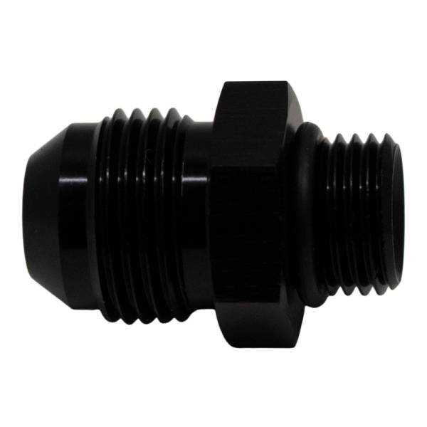 DeatschWerks - DeatschWerks 6AN ORB Male to 8AN Male Flare Adapter (Incl O-Ring) - Anodized Matte Black