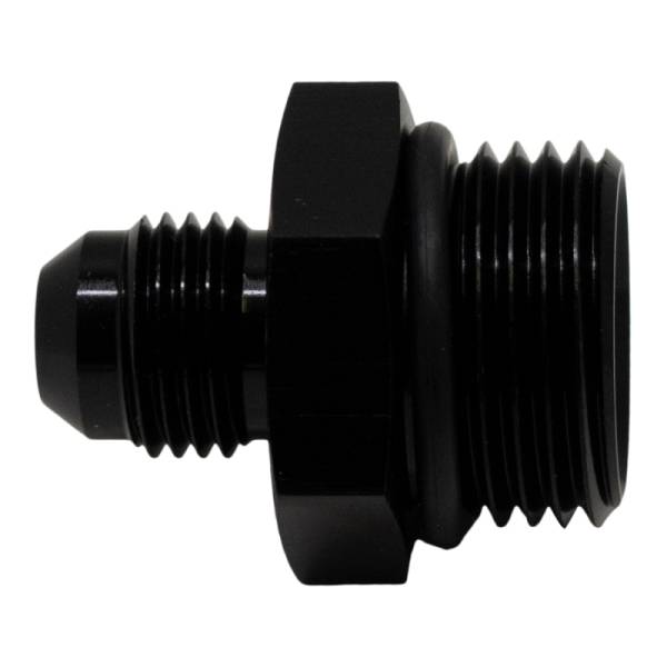 DeatschWerks - DeatschWerks 10AN ORB Male to 6AN Male Flare Adapter (Incl O-Ring) - Anodized Matte Black