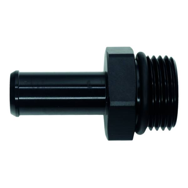 DeatschWerks - DeatschWerks 10AN ORB Male to 1/2in Male Barb Fitting - Anodized Matte Black