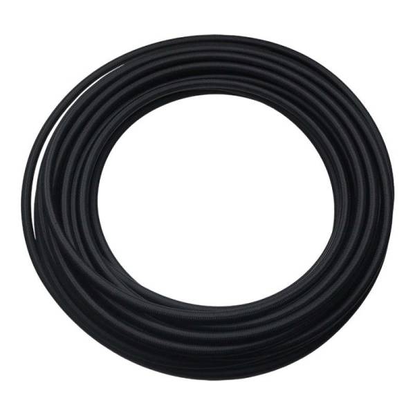 DeatschWerks - DeatschWerks 6AN Black Nylon Braided CPE Hose - 50ft