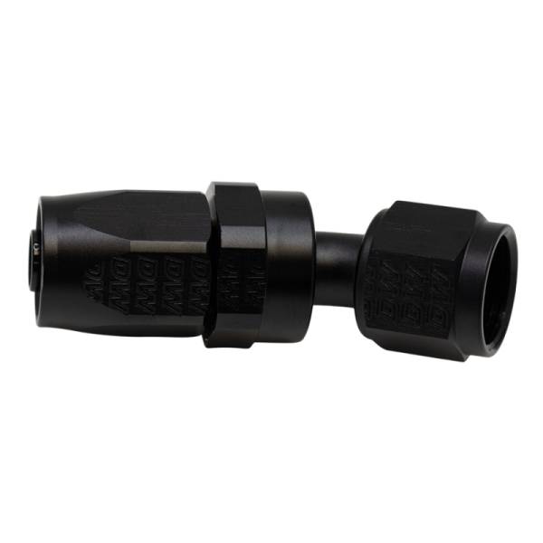 DeatschWerks - DeatschWerks 8 AN Female Flare Swivel 30-Degree Hose End CPE - Anodized Matte Black