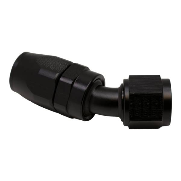 DeatschWerks - DeatschWerks 10AN Female Flare Swivel 30-Degreehose End CPE - Anodized Matte Black