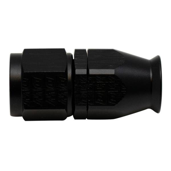 DeatschWerks - DeatschWerks 8AN Female Swivel Straight Hose End PTFE (Incl 1 Olive Insert) - Anodized Matte Black