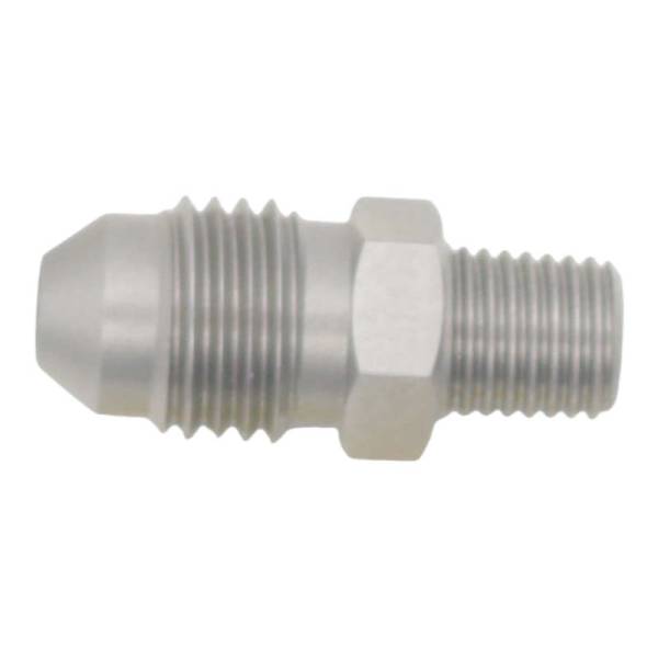 DeatschWerks - DeatschWerks 4AN Male Flare to 1/16in NPT Male - Anodized Stainless Steel