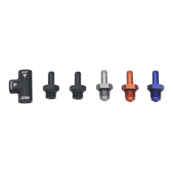 DeatschWerks - DeatschWerks Universal Venturi Siphon Jet 5/16in Hose Barb to 6AN ORB Female - Anodized Matte Black