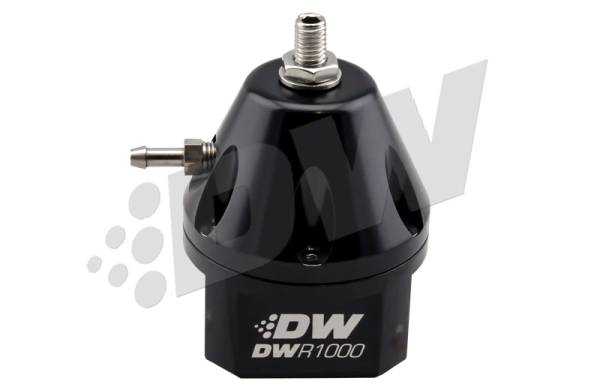 DeatschWerks - DeatschWerks DWR1000 Adjustable Fuel Pressure Regulator - Black