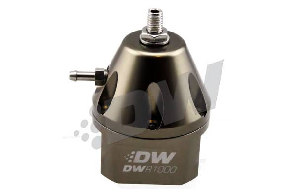 DeatschWerks - DeatschWerks DWR1000 Adjustable Fuel Pressure Regulator - Titanium