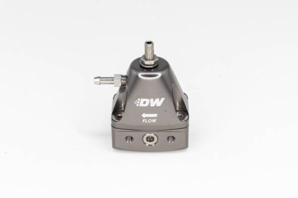 DeatschWerks - DeatschWerks DWR1000iL In-Line Adjustable Fuel Pressure Regulator - Titanium