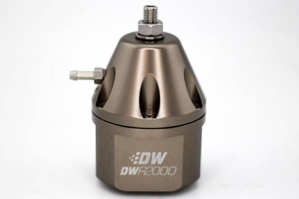 DeatschWerks - DeatschWerks DWR2000 Adjustable Fuel Pressure Regulator - Titanium