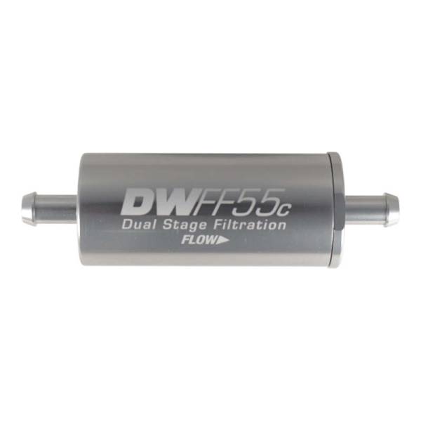 DeatschWerks - DeatschWerks 5/16in 10 Micron 55mm In-Line Fuel Filter Kit