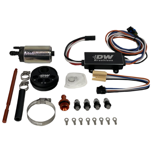 DeatschWerks - DeatschWerks 3.5L Module Surge Tank In-Tank Pump Adapter w/ DW440 Brushless & Controller 440lph Pump