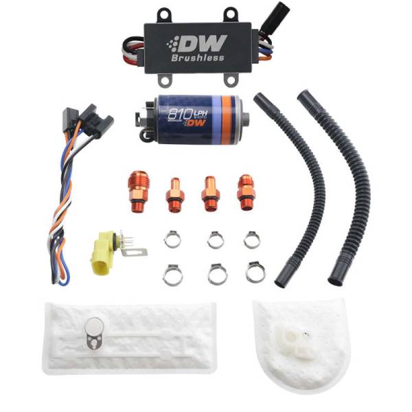 DeatschWerks - Deatschwerks DW810 Brushless 810lph In-Tank Brushless Fuel Pump w/ 9-1002 + Dual Speed Controller