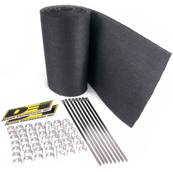 DEI - DEI Exhaust Wrap Kit - 4 and 6 Cylinder - Speed Sleeves - Black