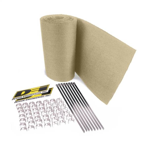 DEI - DEI Exhaust Wrap Kit - 4 and 6 Cylinder - Speed Sleeves - Tan