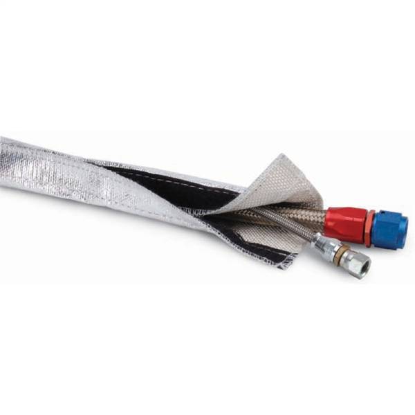 DEI - DEI Heat Shroud 1in I.D. x 3ft - Aluminized Sleeving - Hook and Loop Edge