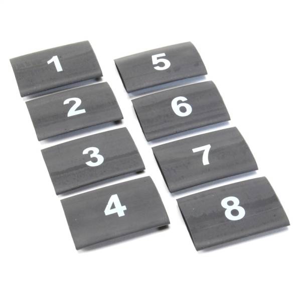 DEI - DEI Wire Markers 8pc Set Numbered 1-8 - Black