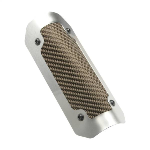 DEI - DEI Powersport Flexible Heat Shield -4in x 8in - Brushed/Titanium