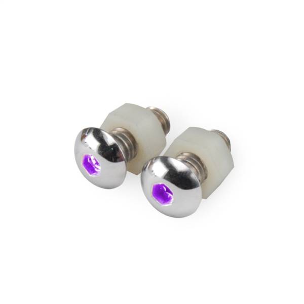 DEI - DEI LED Lighted Button Head Bolts Universal Accent Lighting - 2-pack - Purple